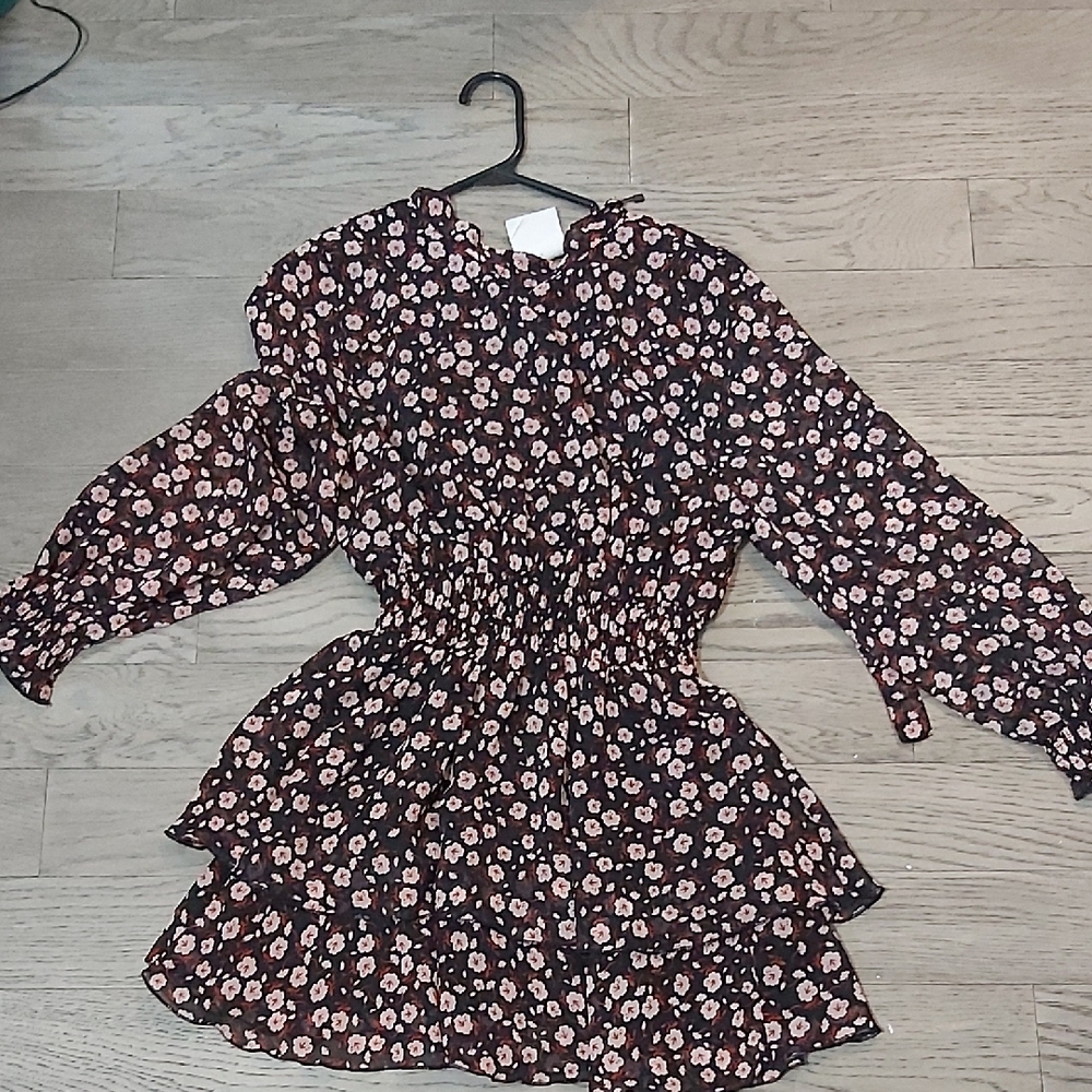 Floral Long Sleeve Dress